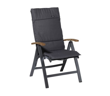 Madison Stuhlauflage Panama Textil 125x50 cm Grau