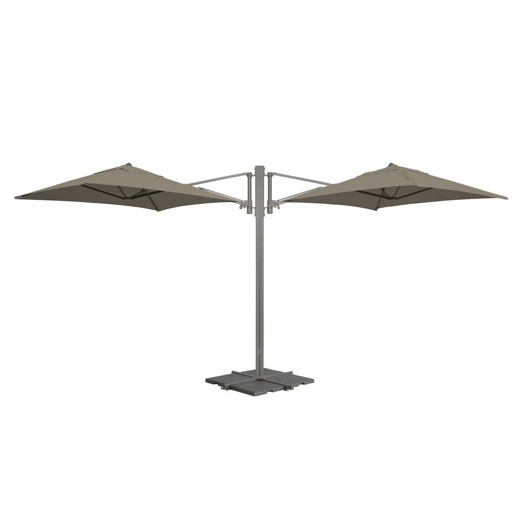 Madison muurparasol Murano vierkant 180 cm taupe