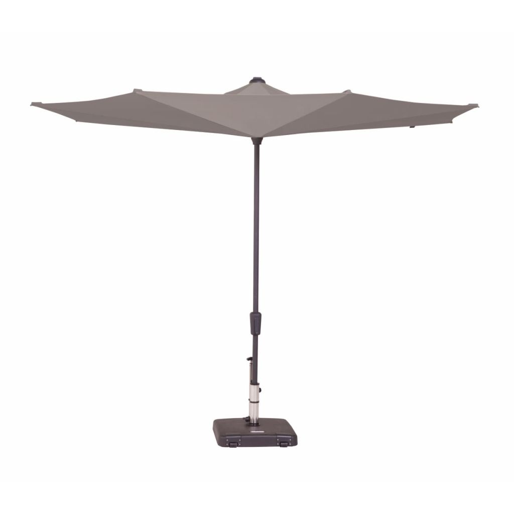 Afbeelding Madison parasol Viceversa rond 300 cm taupe door Vidaxl.nl