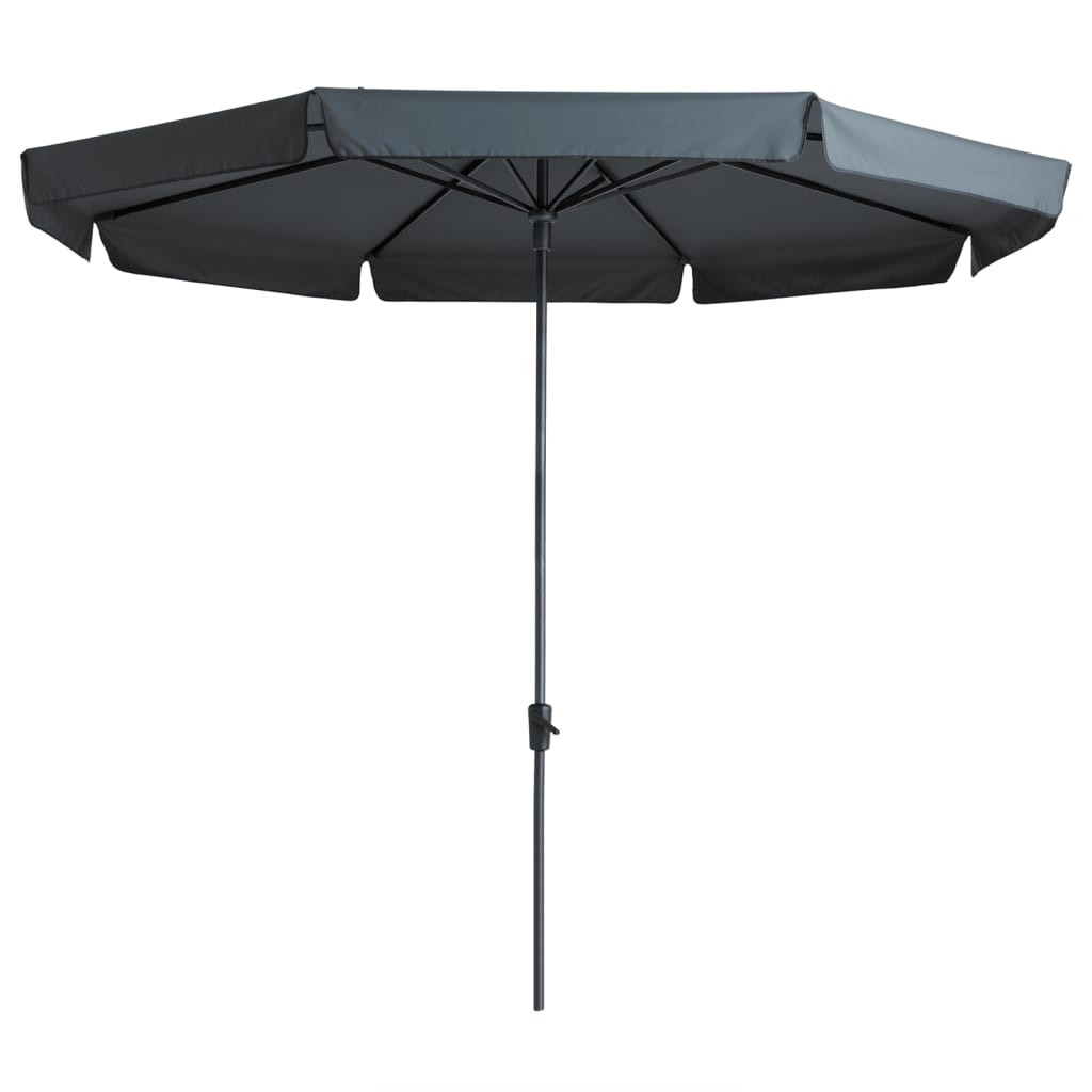 Madison parasol Syros rond 350 cm grijs