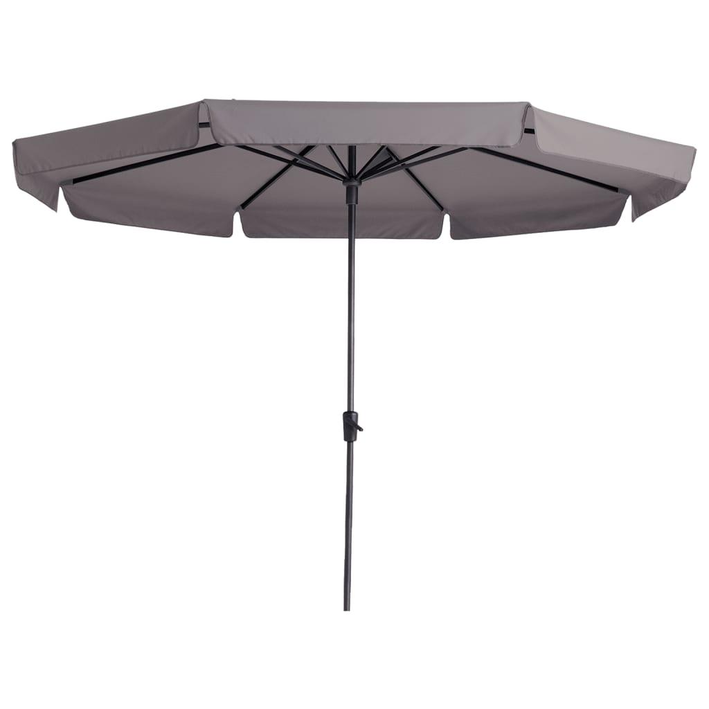 Afbeelding Madison parasol Syros rond 350 cm taupe door Vidaxl.nl