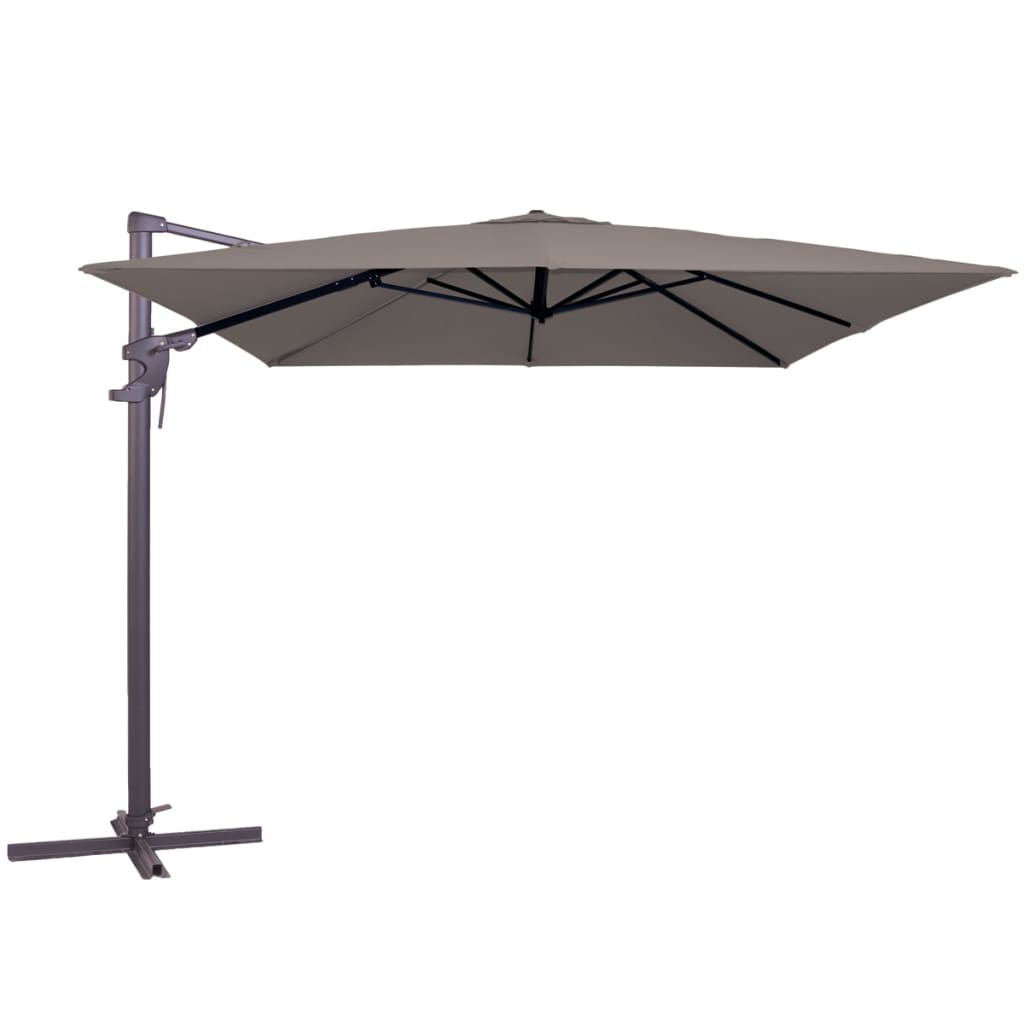 Madison zweefparasol Monaco Flex vierkant 300 cm grijs