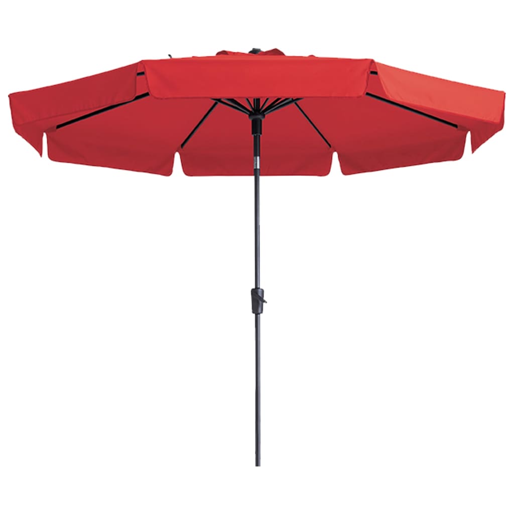 Afbeelding Madison parasol Flores rond 300 cm rood door Vidaxl.nl