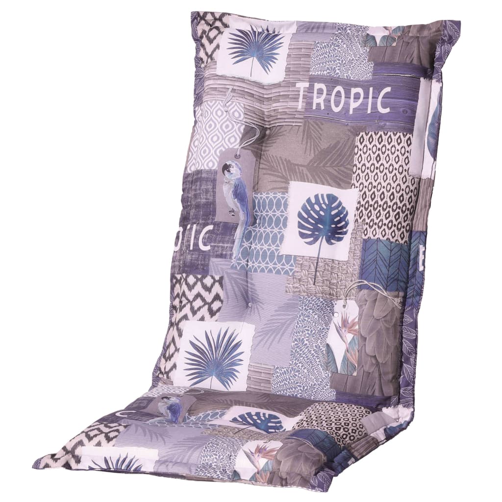 

Madison Stoelkussen met hoge rug Tropic 123x50 cm blauw