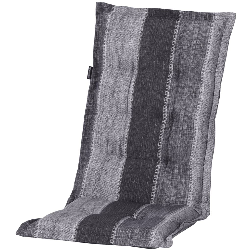 VidaXL - Madison Hoog stoelkussen Denim Stripe 123x50 cm grijs PHOSF364