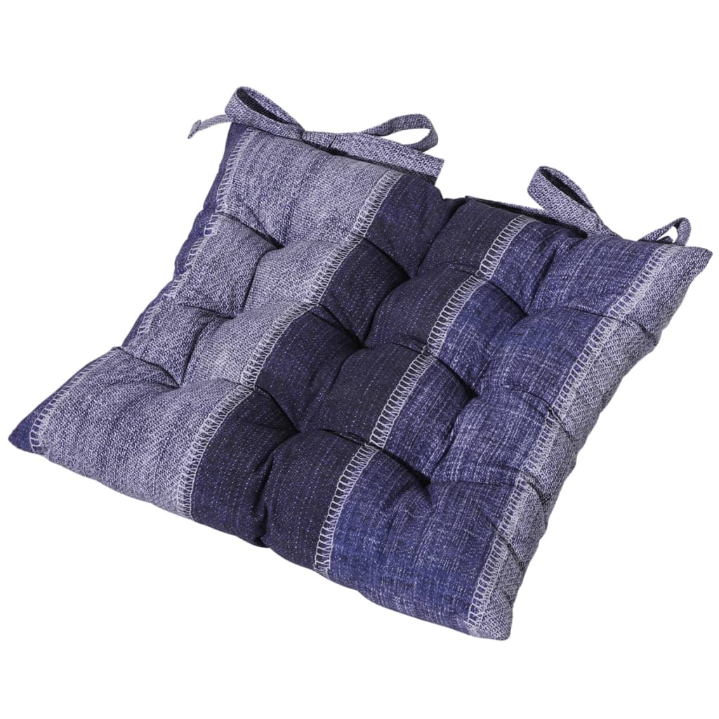 

Madison Zitkussen Denim Stripe 46x46 cm blauw TOSCF365