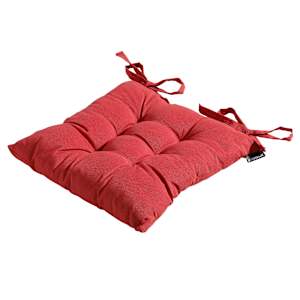 Madison Coj&iacute;n para asiento Panama rojo ladrillo 46x46 cm