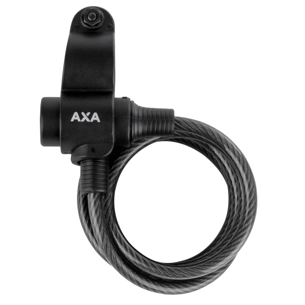 AXA Kabelslot Rigid spiraal 1500 x 8 mm zwart