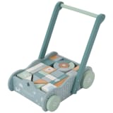 Little Dutch Blokkenkar hout blauw LD4415