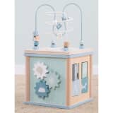 Little Dutch Cubo de actividades de madera azul LD4428
