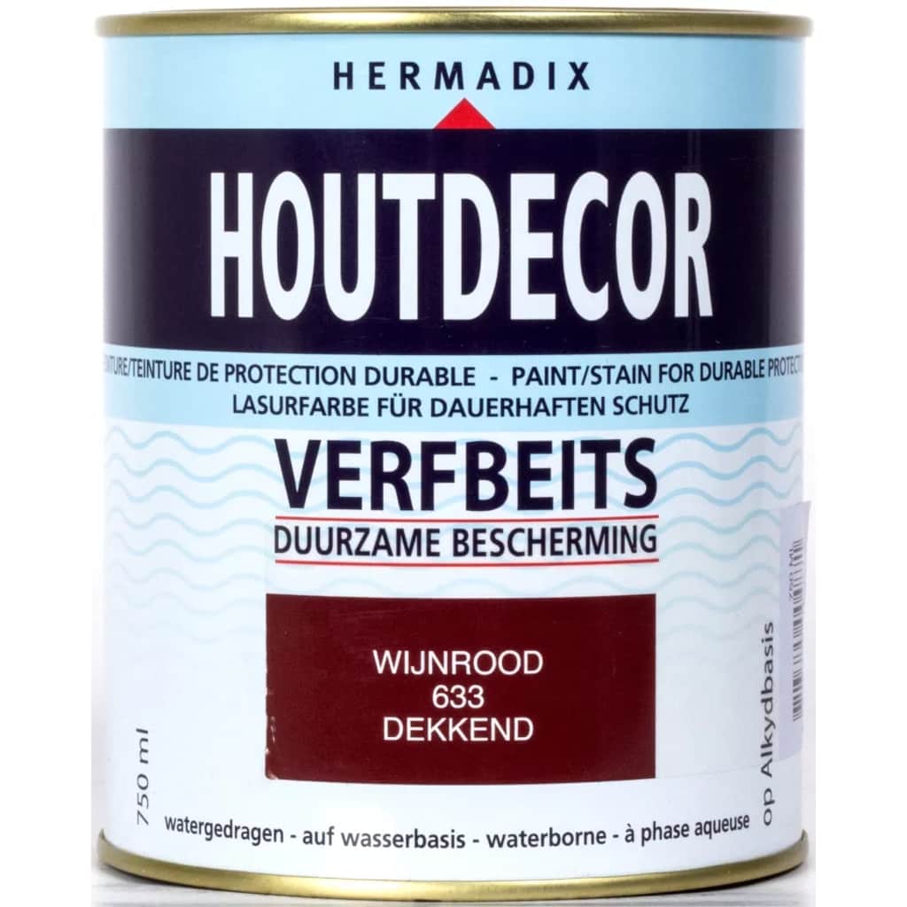Hermadix Houtdecor 633 wijnrood 750 ml