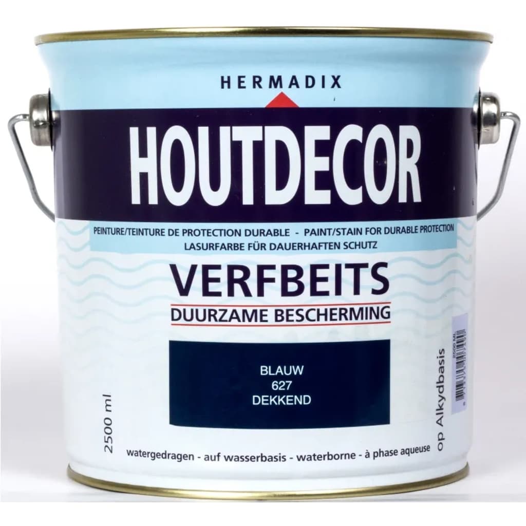 Afbeelding Hermadix Houtdecor 627 blauw 2500 ml door Vidaxl.nl