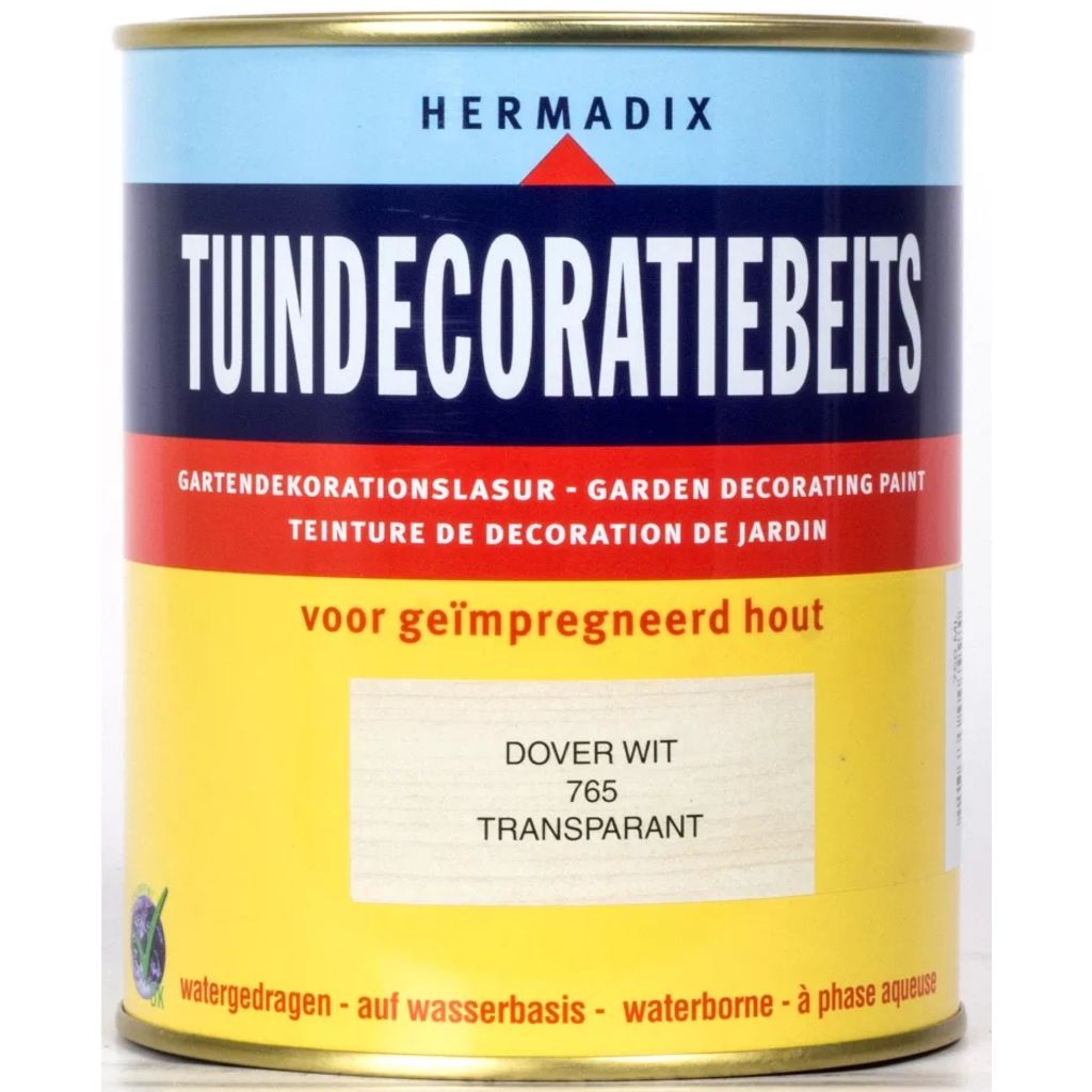 Hermadix Tuindecoratiebeits 765 dover wit 750 ml