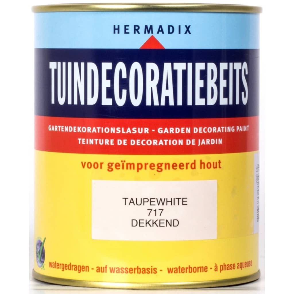 Hermadix Tuindecoratiebeits 717 taupe white 750 ml