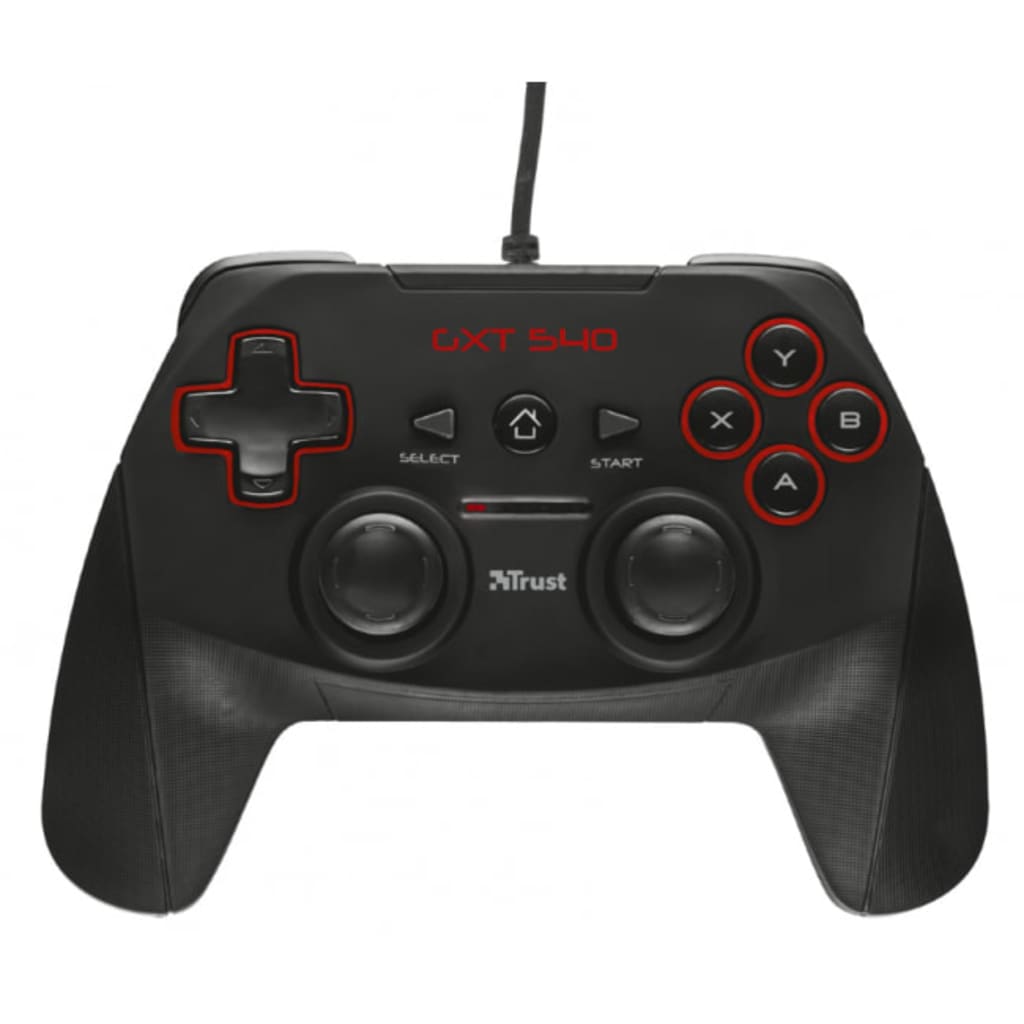 Trust GXT 540 Gamepad PC,Playstation 3 Zwart Zwart