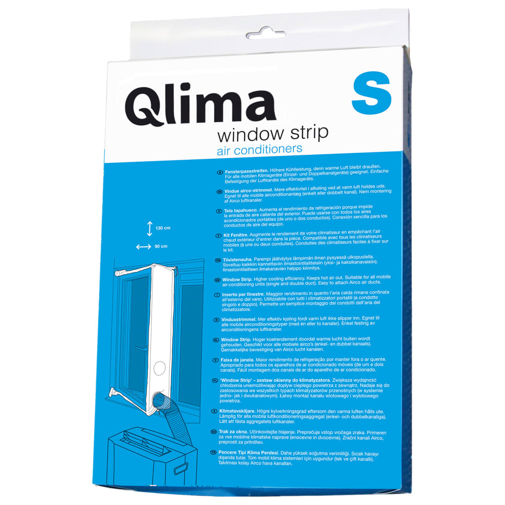 Qlima Fensterabdichtung für mobile Klimageräte Window fitting KIT Klein