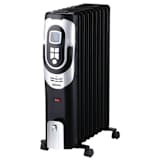 Qlima Oliegevulde radiator verplaatsbaar 1500 W zwart EOR 1515 LCD