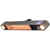 Qlima Terrasverwarmer 1500 W grijs PEC3015 S