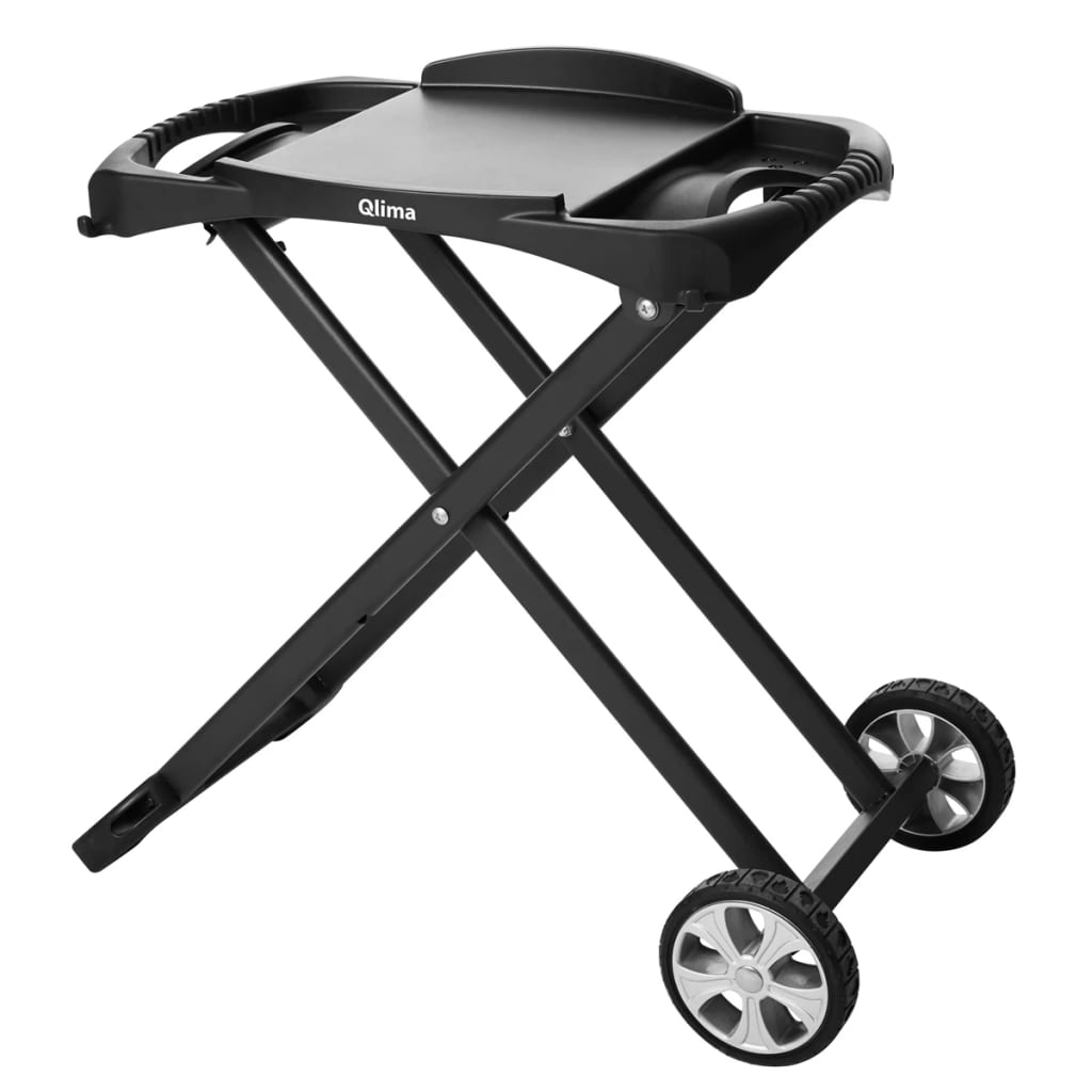 Qlima Inklapbare barbecue trolley zwart PC/PG 10