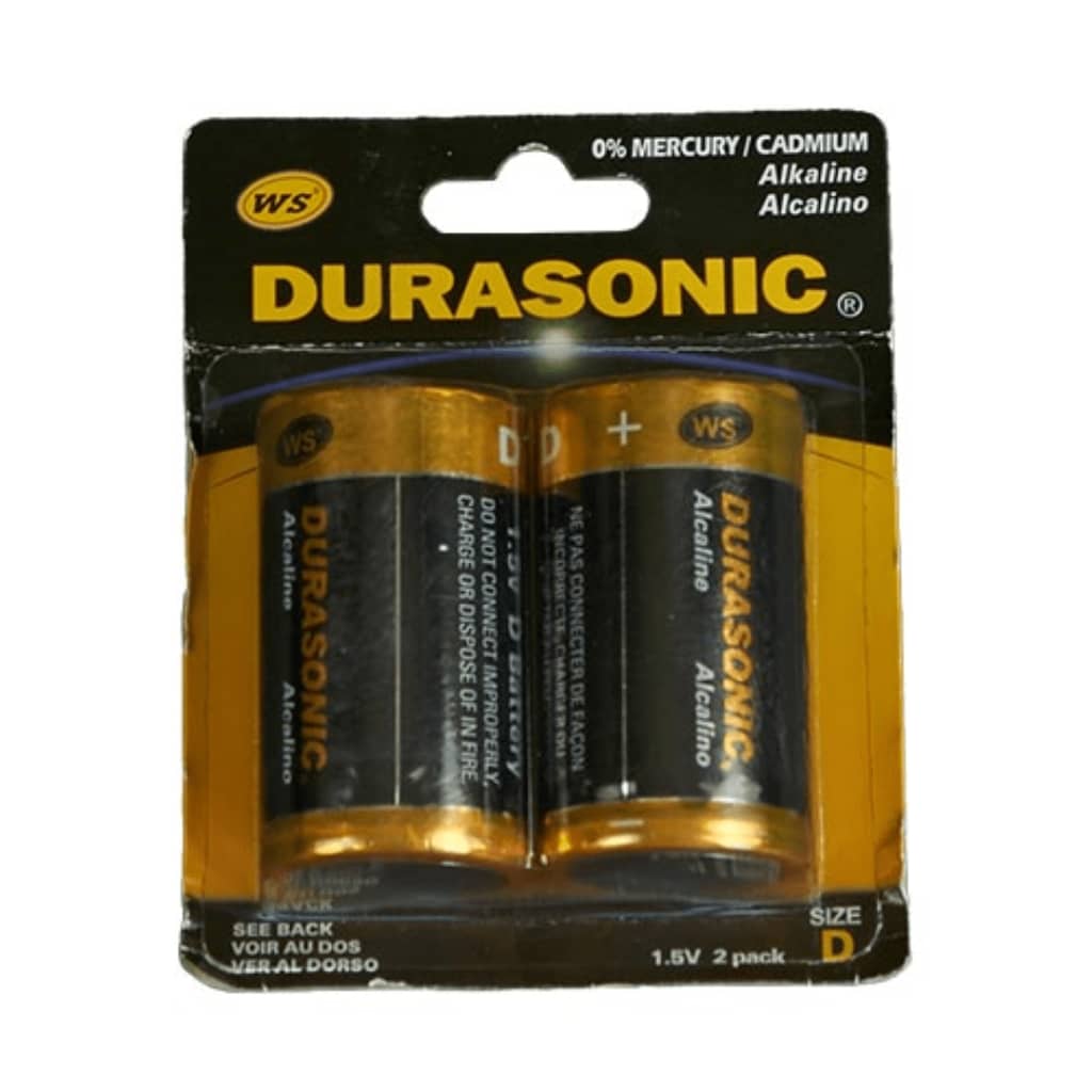 Anna's Collection Durasonic D Alkaline Batterijen - 2 st.