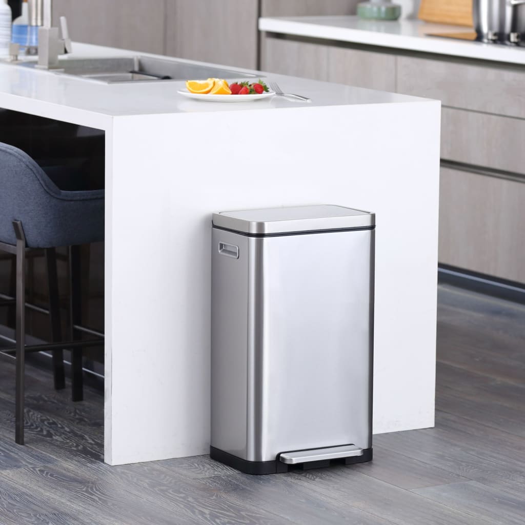 Pedal Bin X-Cube 30 L Matte Silver EKO 19 width=274