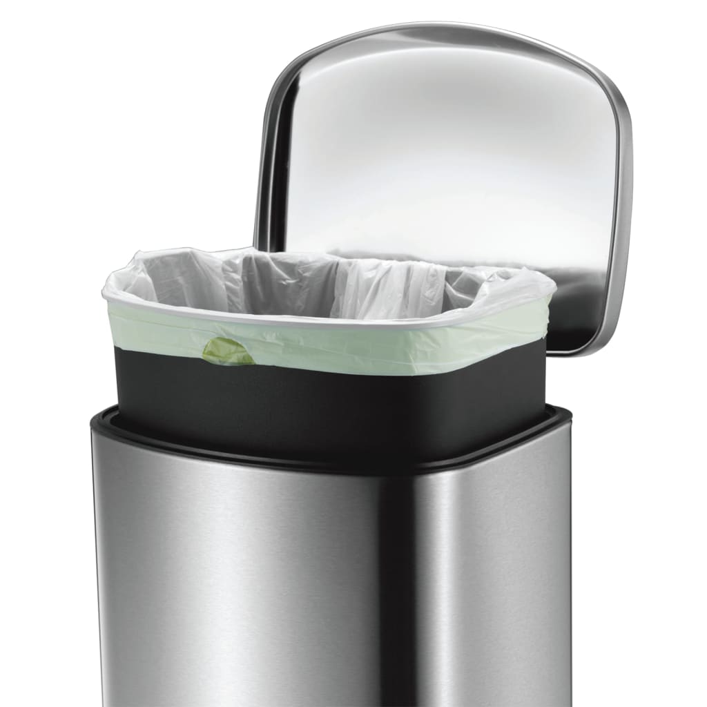 Pedal Bin Della 35 L Matte Silver EKO 10 width=274