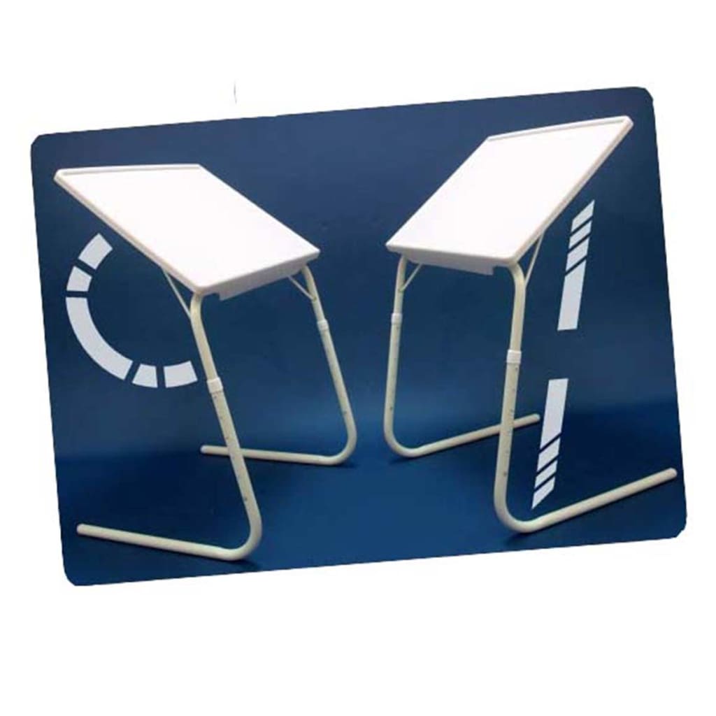 

MESA LIVING Verstelbare tv-klaptafel Tavolino wit