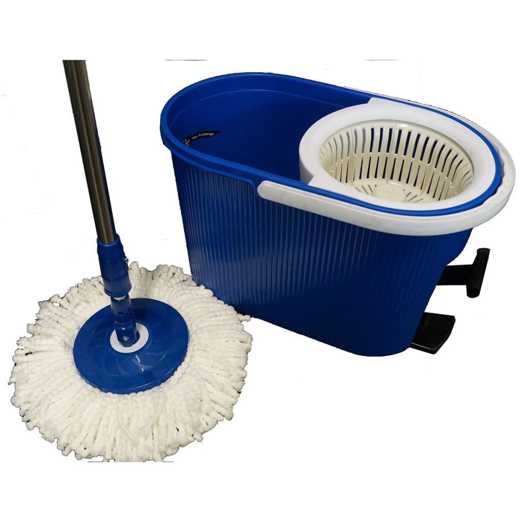 Aqua Laser Spin Mop Platinum blauw