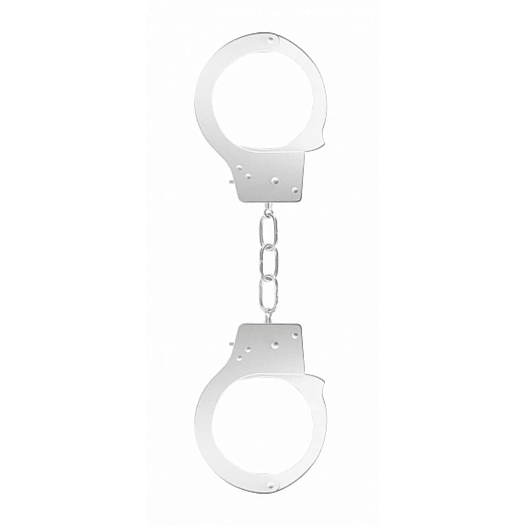 Shots - Ouch! Shots - Ouch! Beginner's Handcuffs - White