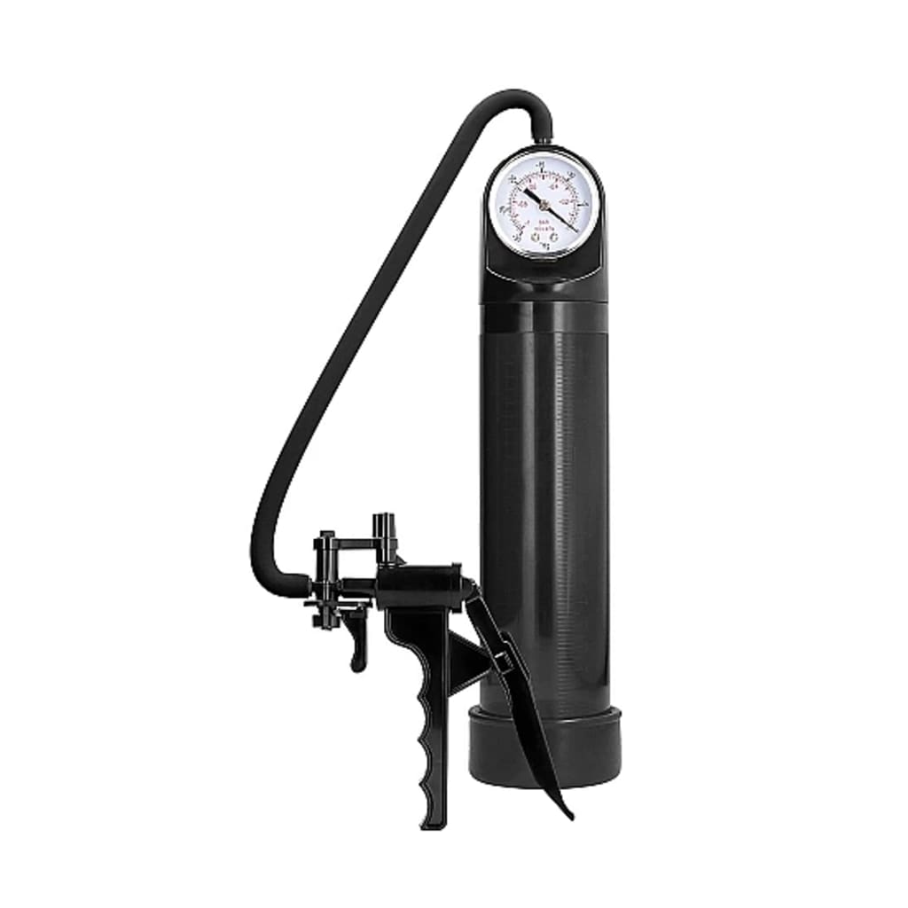 Shots - Pumped Elite Pump With Advanced PSI Gauge - Black