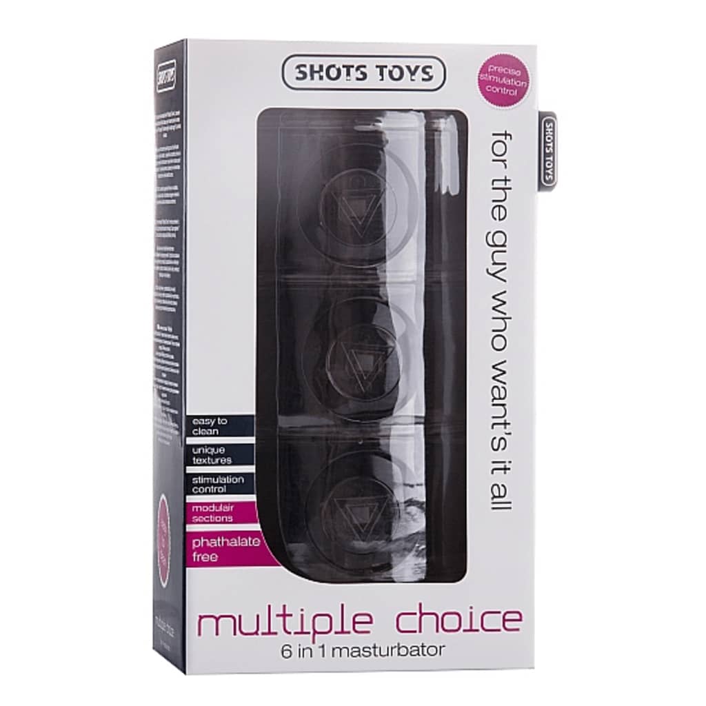 Shotsshots Toys Shots Multiple Choice Masturbator shotsshots toys kopen in de aanbieding