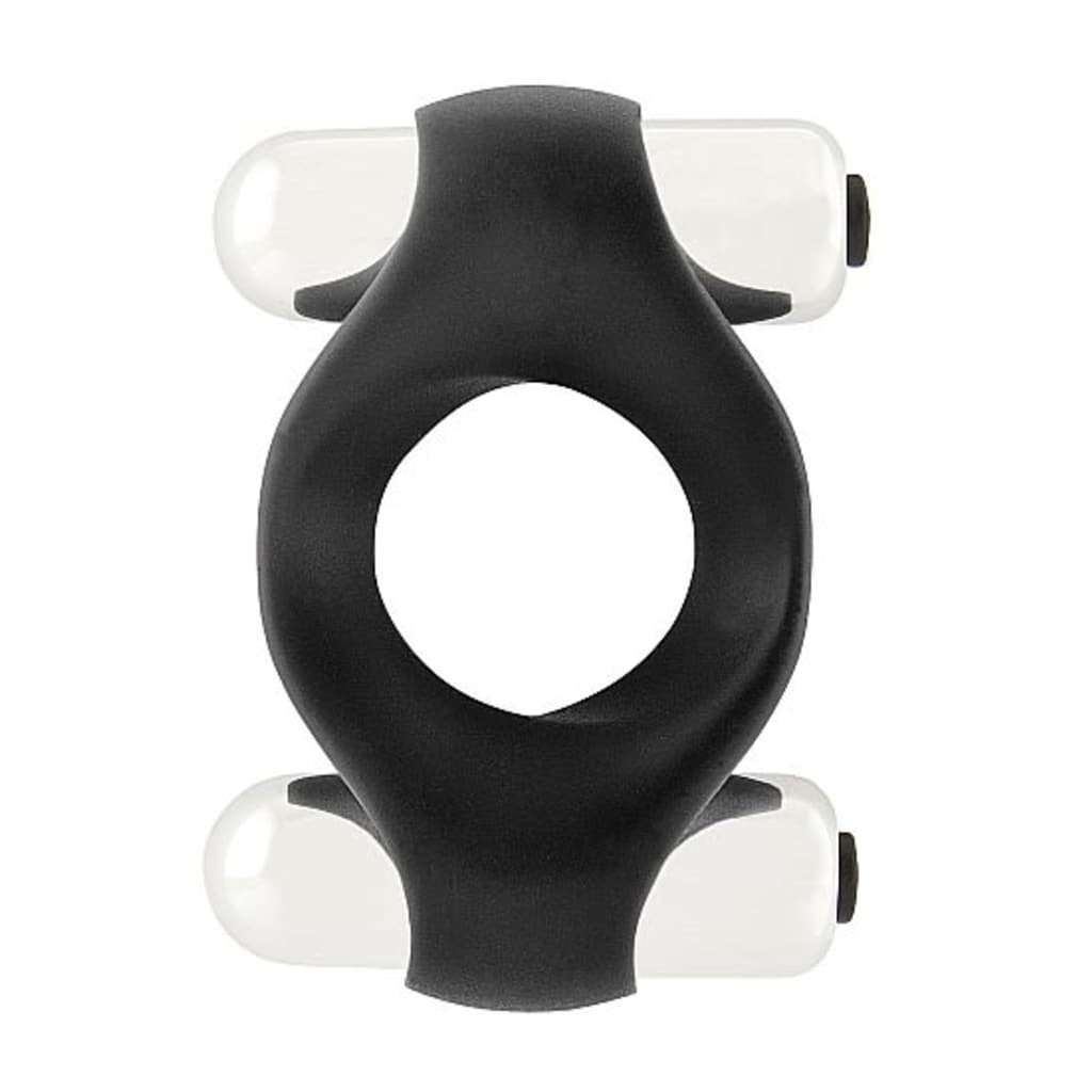 Shots - Mjuze Infinity - Double Vibrating Cockring - Black