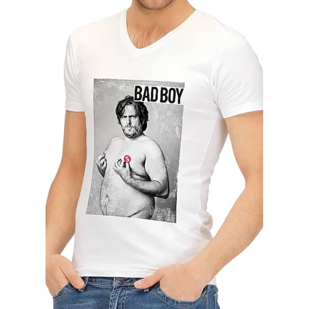 Afbeelding Shots - S-Line Funny Shirts - Bad Boy - XL door Vidaxl.nl