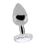 Shotsrich Love Heart Diamond Plug 375 Inch Silver shotsrich kopen in de aanbieding