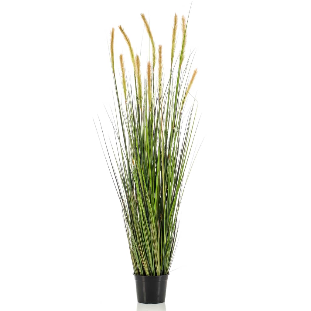 

Emerald Kunstplant in kunststof pot vossenstaartgras herfst 150 cm