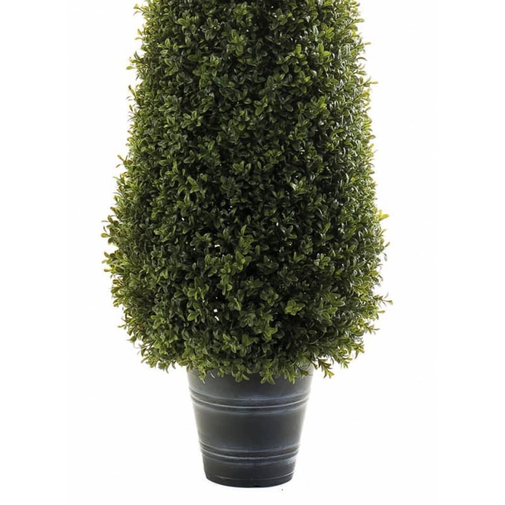 

Emerald Kunstplant buxus piramide groen 95 cm 2 st 417632