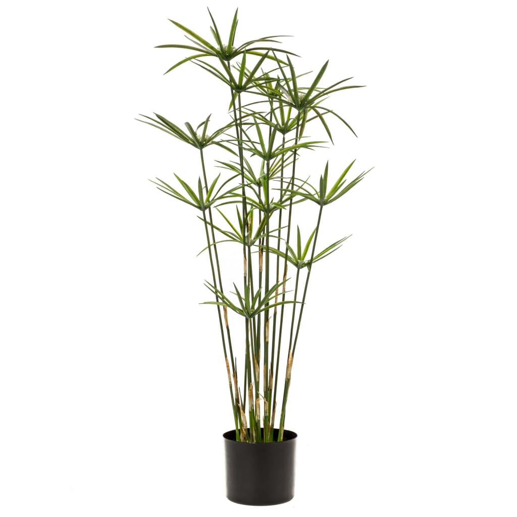 Emerald Cyperus artificiel Vert 90 cm en pot