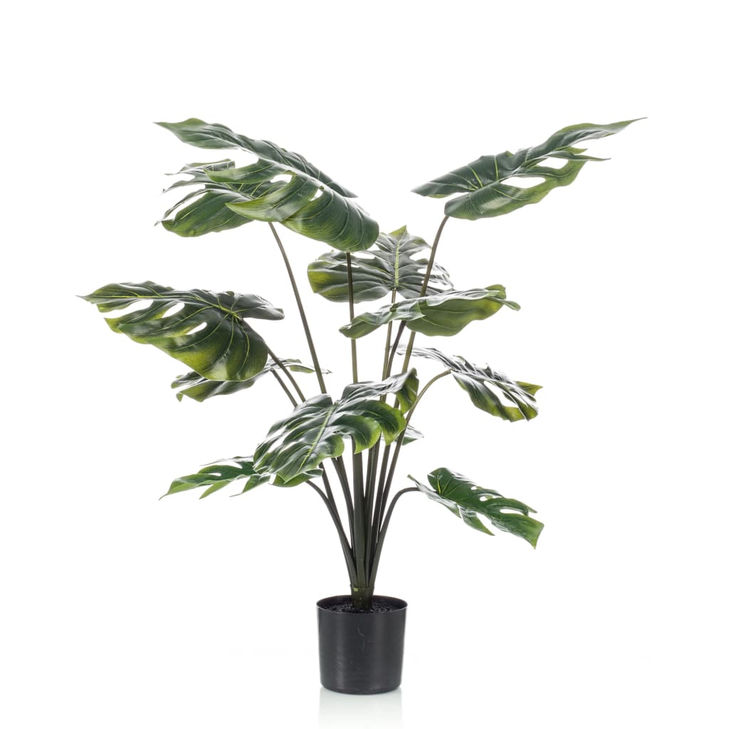 Emerald Kunstplant Monstera (gatenplant) 80cm