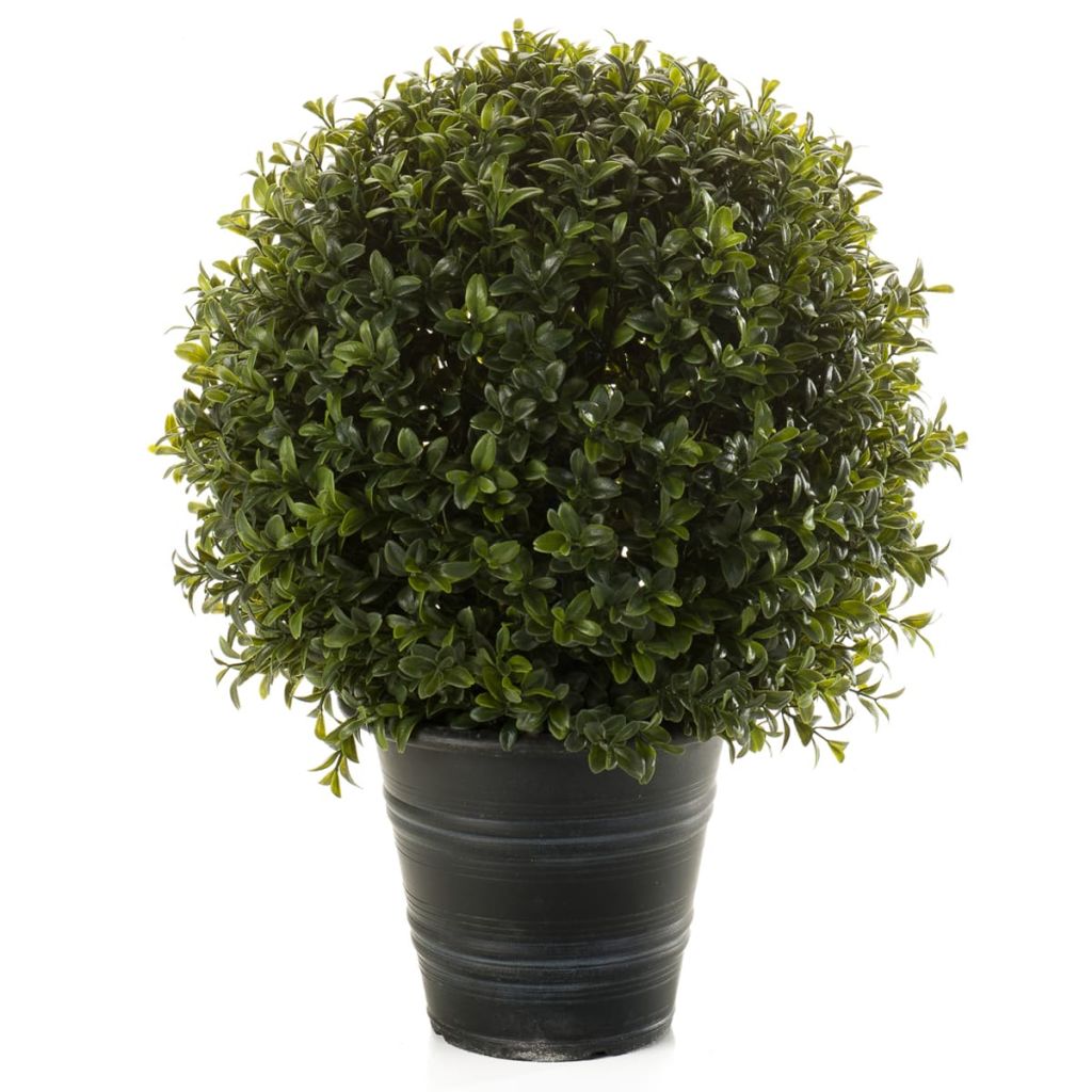 Emerald Kunstplant buxusbollen groen 42 cm 2 st 417629