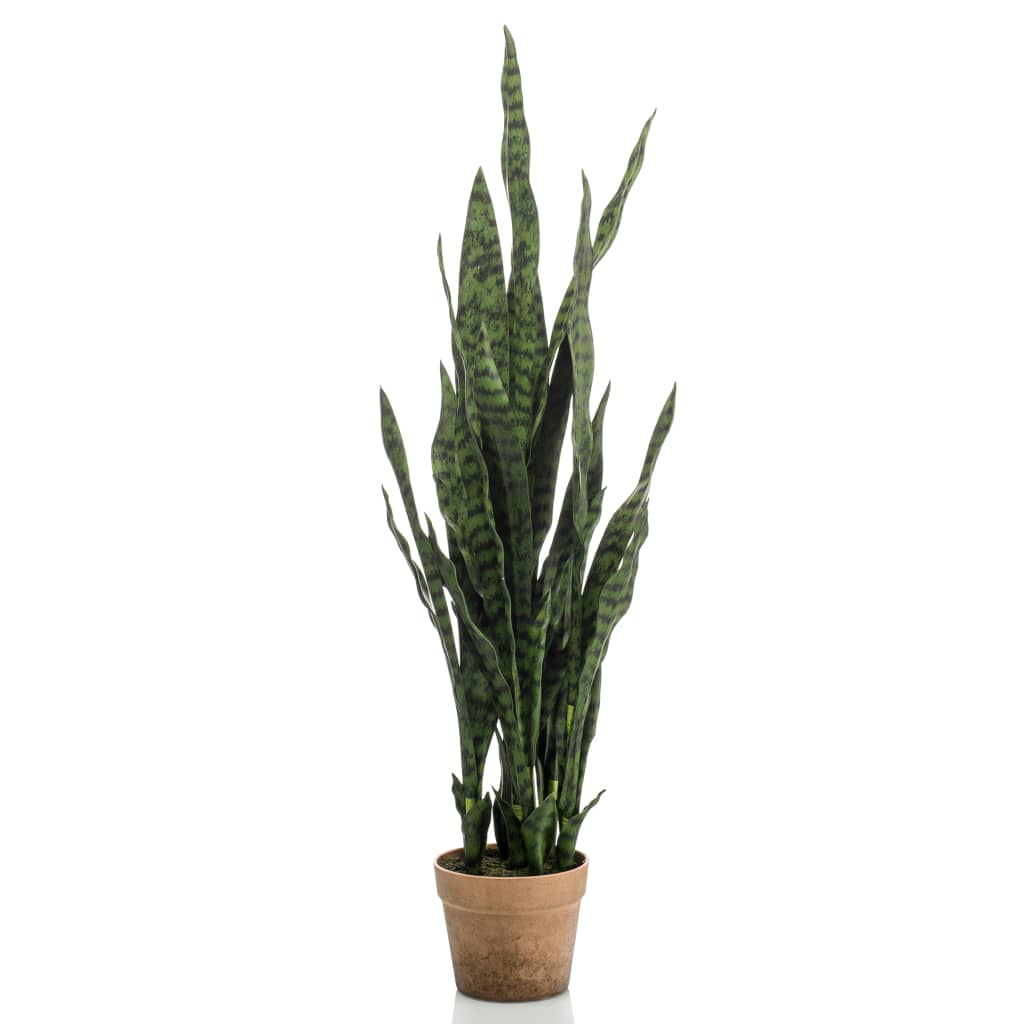 Afbeelding Emerald Kunstplant in pot Sanseveria 84 cm door Vidaxl.nl