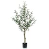 Emerald kunsttaim oliivipuu plastist potis, 115 cm