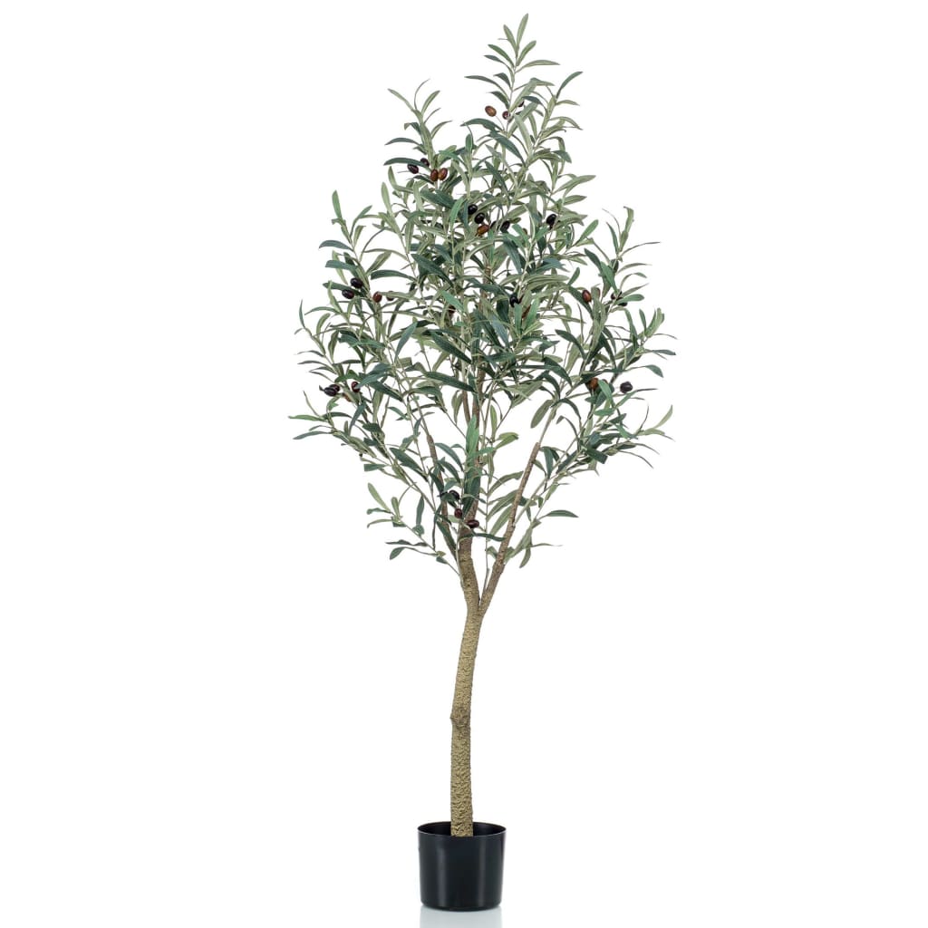 Emerald kunstigt oliventræ 140 cm i plastikkrukke