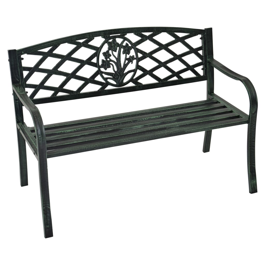 

Lesli Living Tuinbank St. James 114x59,5x80 cm metaal groen