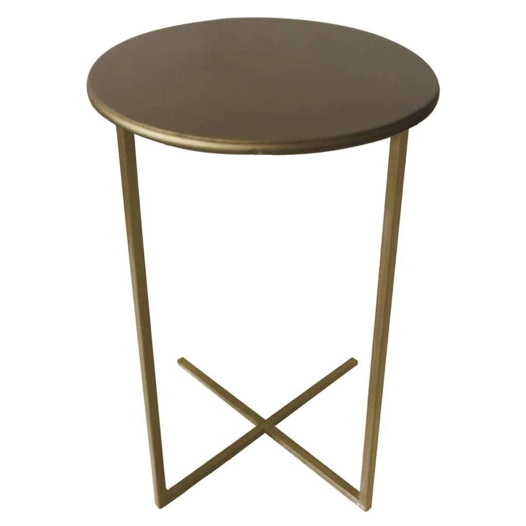 

Lesli Living Bijzettafel Xavi 35x60 cm goudkleurig
