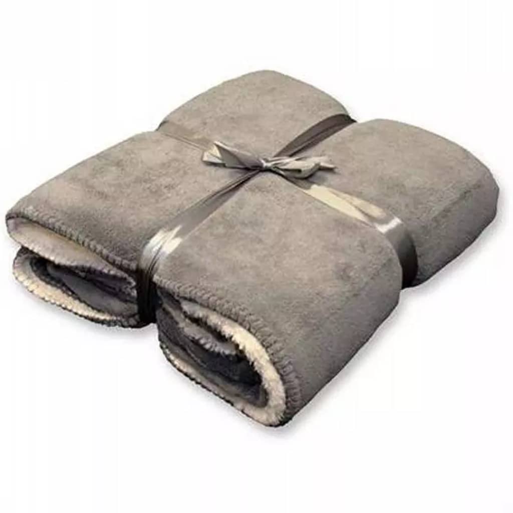 Unique Living Coby fleece plaid - 100% polyester, Fleece polyester -