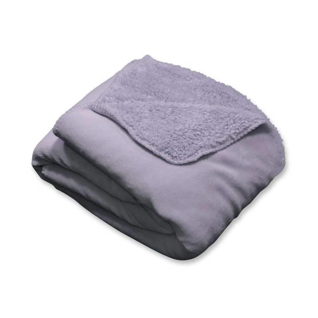 Afbeelding Unique Living Tavi fleece plaid - 100% polyester, Fleece polyester - door Vidaxl.nl