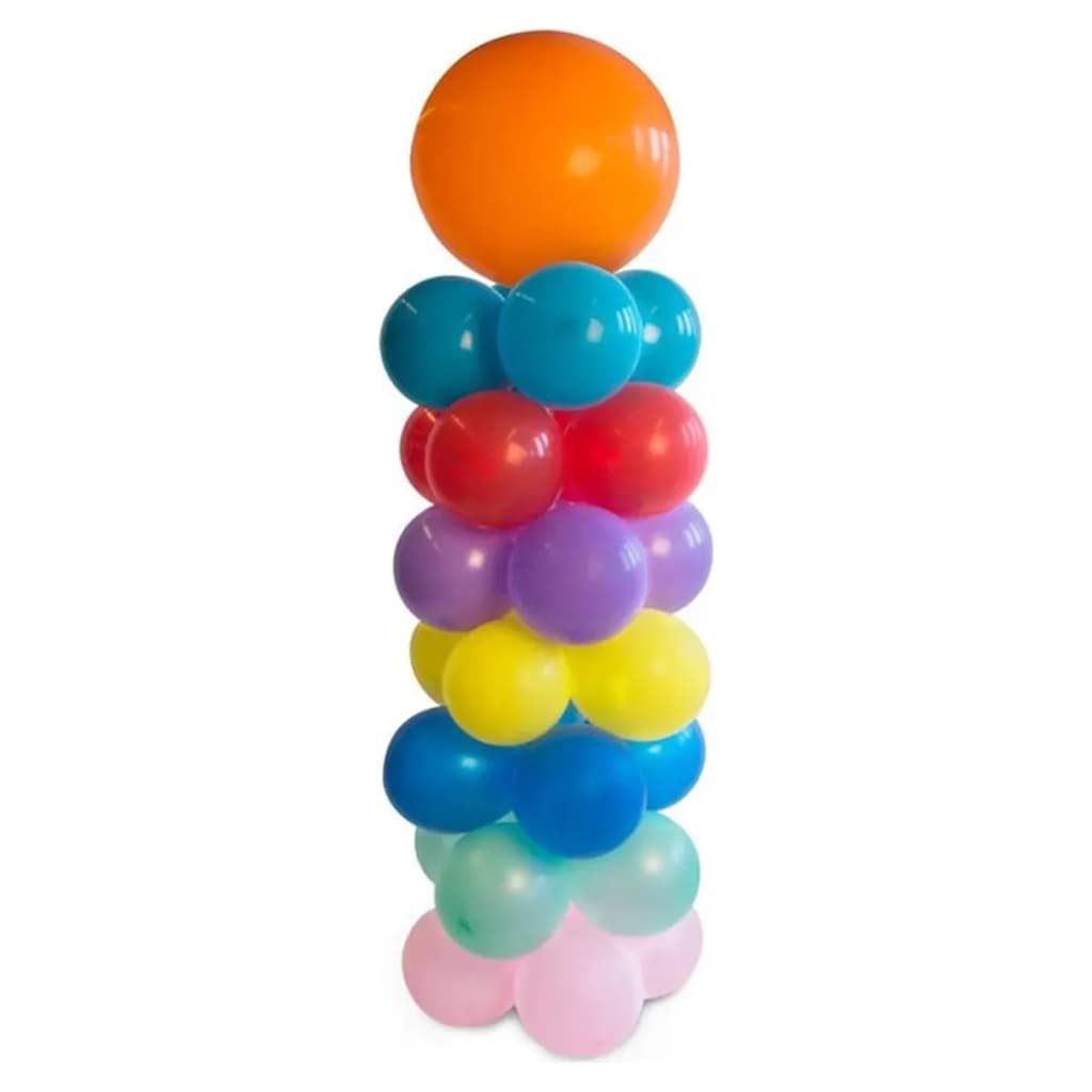 Folat Pakket - Ballonnen pilaar met pin - 1,4 meter