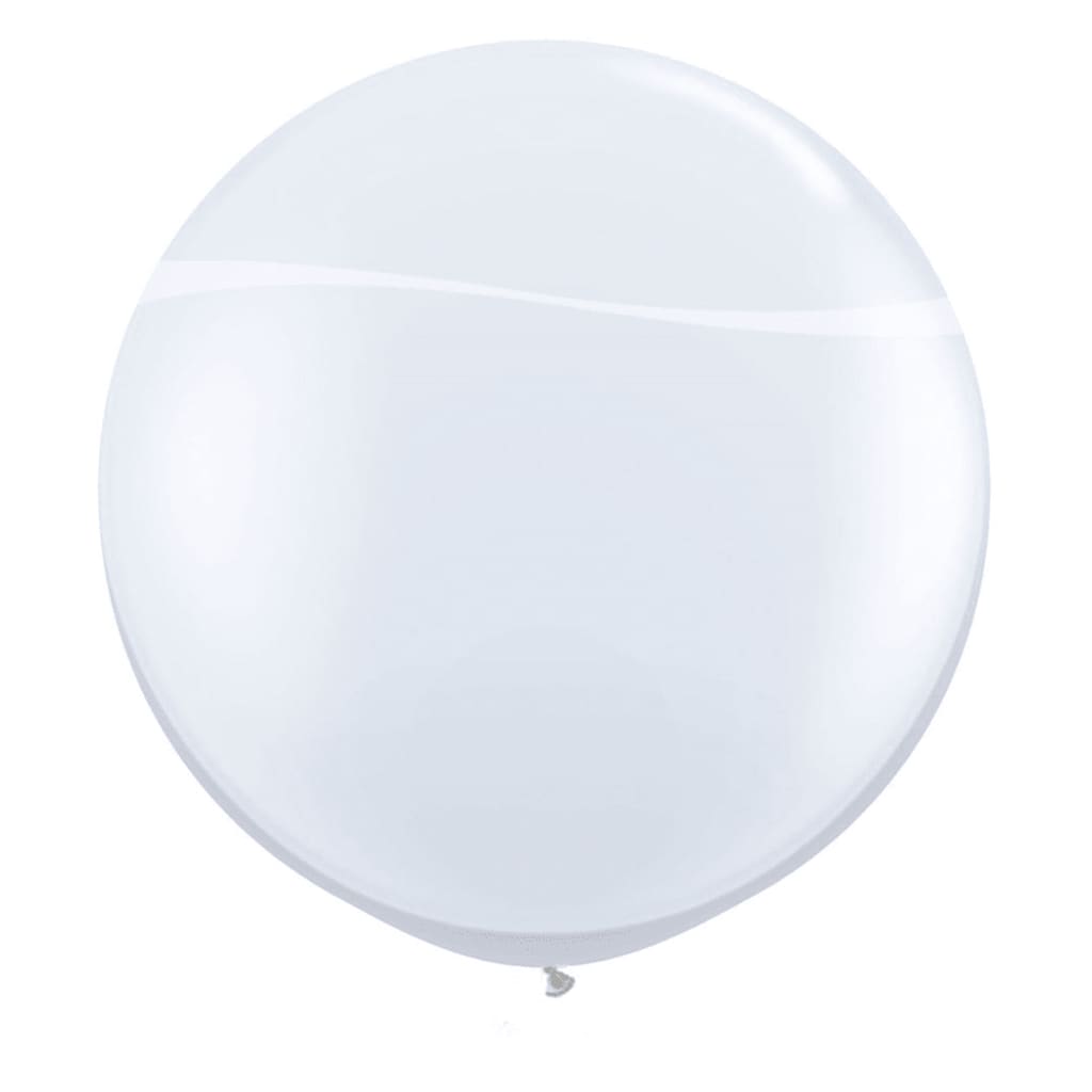 Folat Ballon - Wit 90 cm - 1 stuk