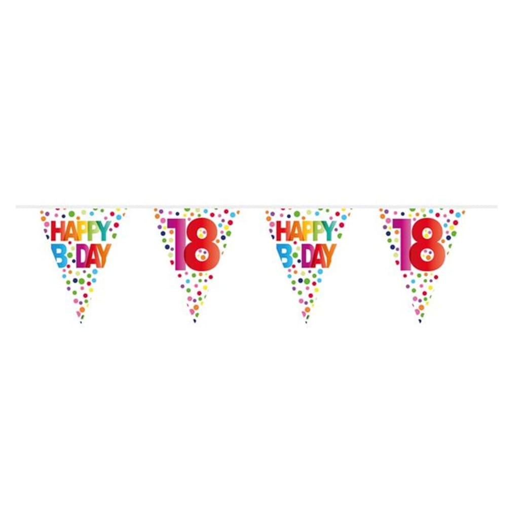 Folat Slinger 'Happy Birthday 18' Confetti - 10 Meter