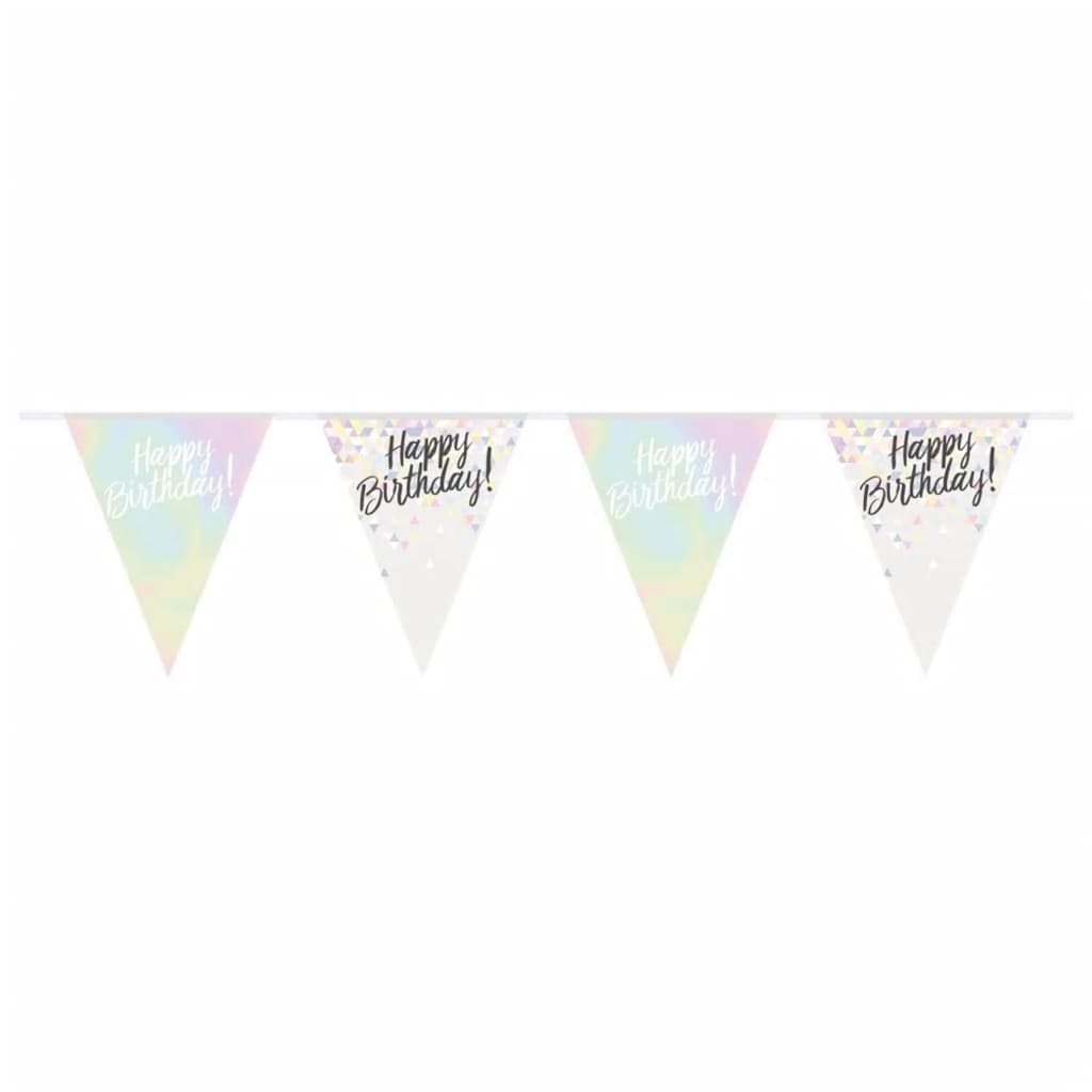 Folat Slinger 'Happy Birthday' Iridescent - 4 Meter